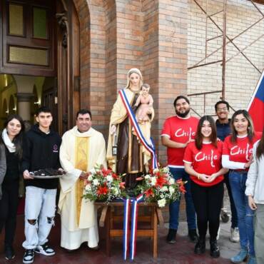 Comunidades celebran con devoción a la Virgen del Carmen